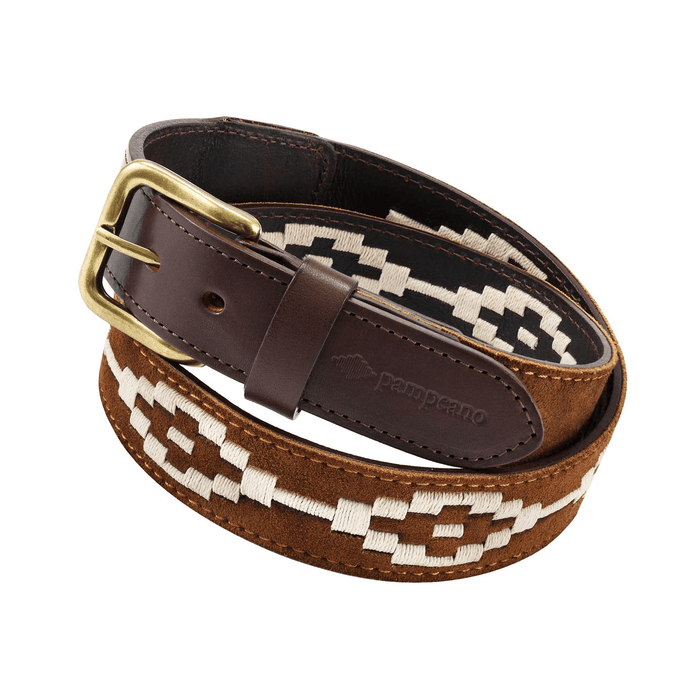 Pampeano Polo Belt Pampeano Confianza- Tan Suede / 95/34 Belts Rivers and Glen Trading Co