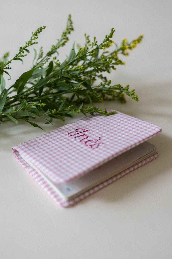 Passport holder - Vichy Pink