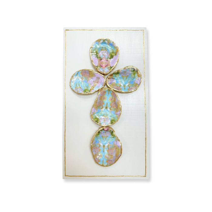 Abstract Oyster Cross - 318 Art & Frame