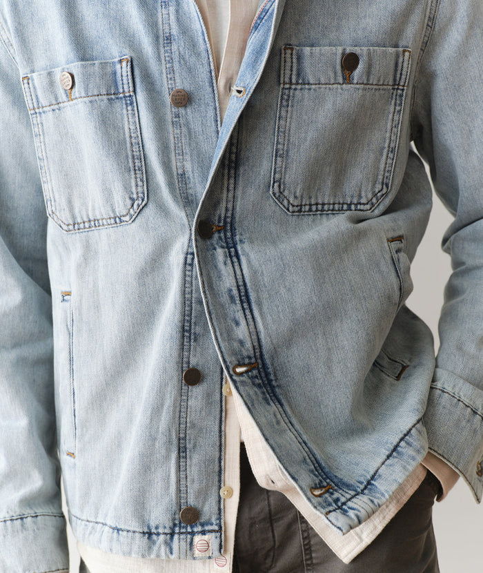 Patrick Denim Jacket - Light Wash
