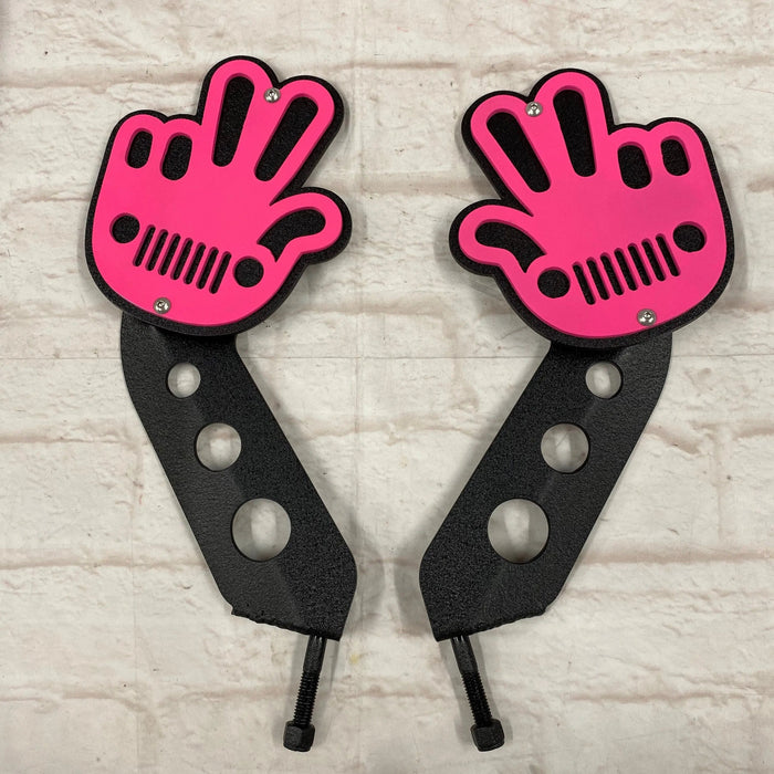 Peace Wave Mirror Brackets for Wrangler & Gladiator PPE Offroad