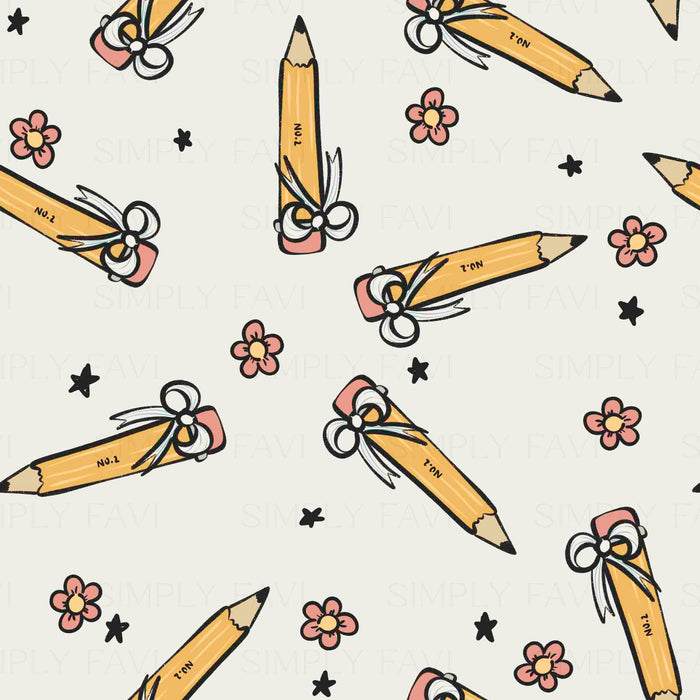 Pencil and Bows