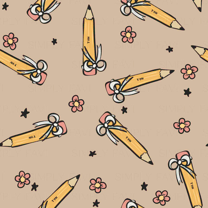 Pencil and Bows