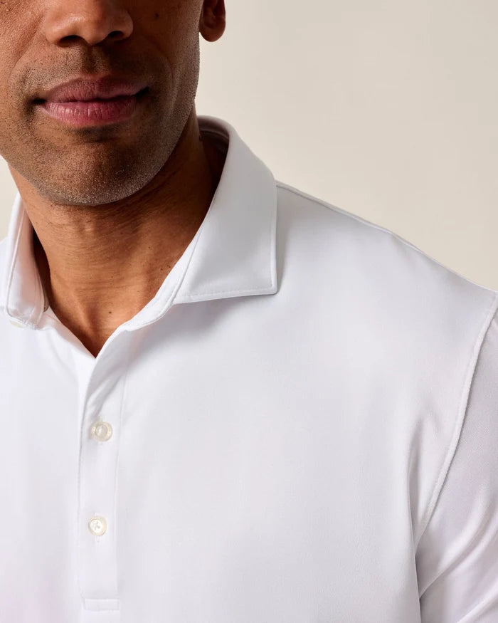 Performance Birdie Jersey Polo in White - Madison's Niche