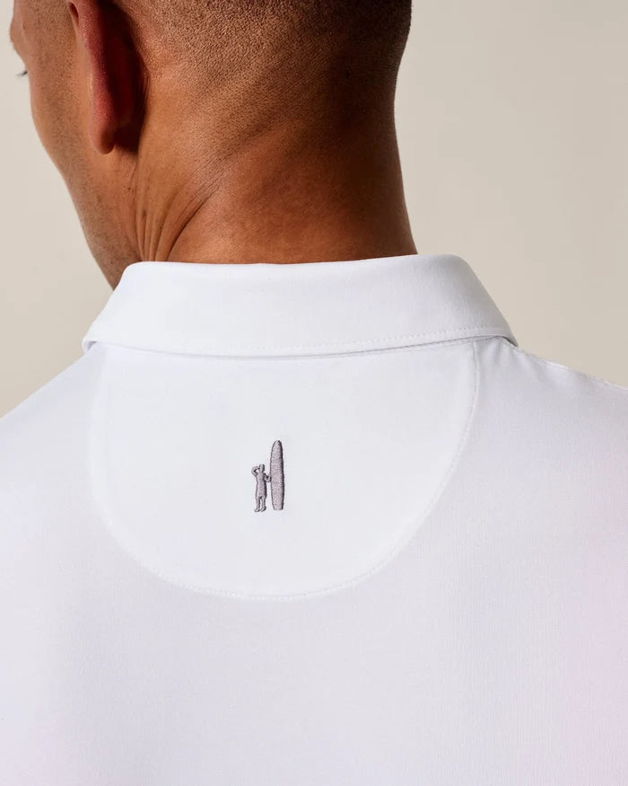Performance Birdie Jersey Polo in White - Madison's Niche