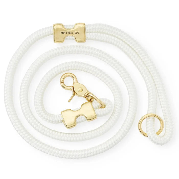 Petite Ivory Marine Leash - Madison's Niche
