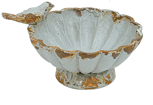 Pewter Bird Bowl - Madison's Niche