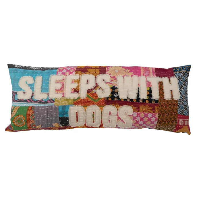 Pillow - Sleeps with Dogs - Madison's Niche