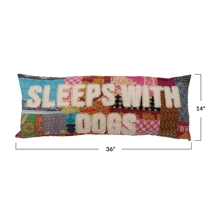 Pillow - Sleeps with Dogs - Madison's Niche