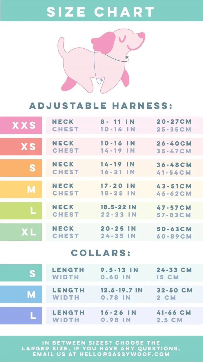 Pink Adjustable Harness - Madison's Niche