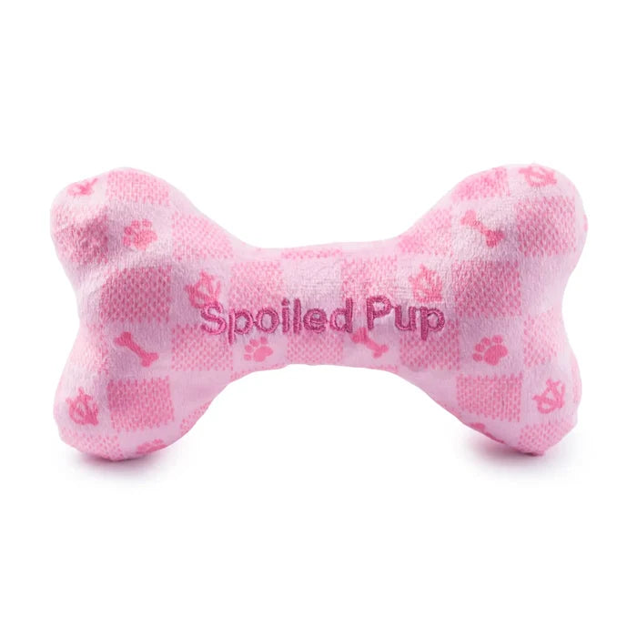 Pink Check Chewy Vuiton Bone - Madison's Niche