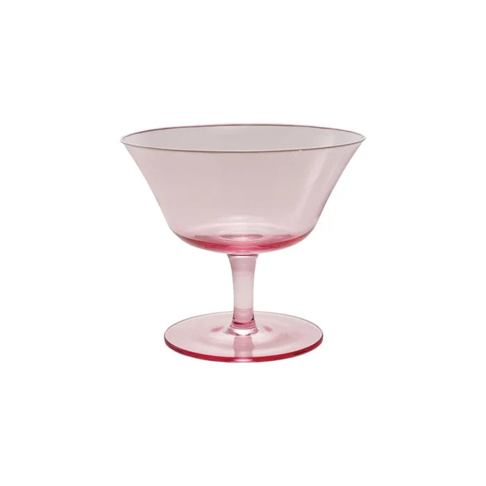 Pink Coupe Glass - Madison's Niche