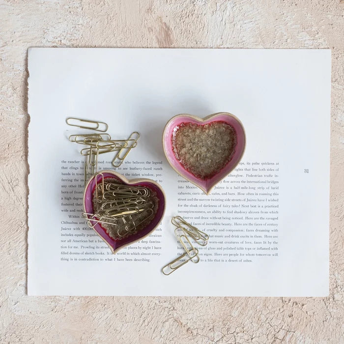 Pink Heart Dish - Madison's Niche