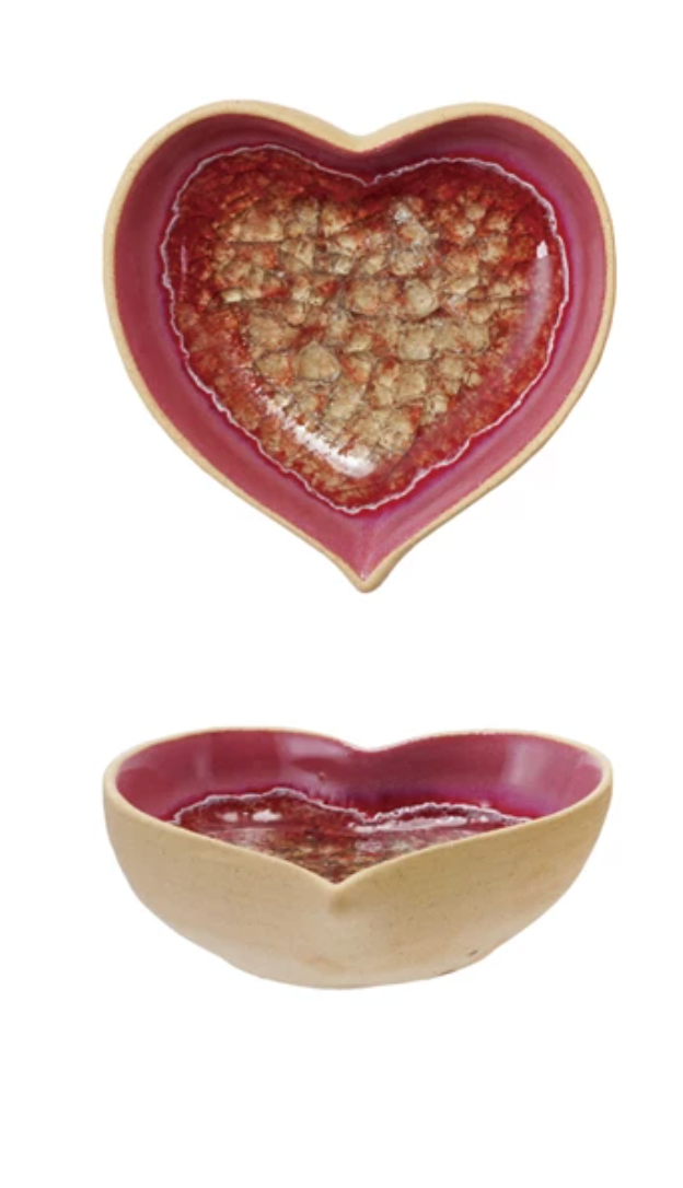 Pink Heart Dish - Madison's Niche