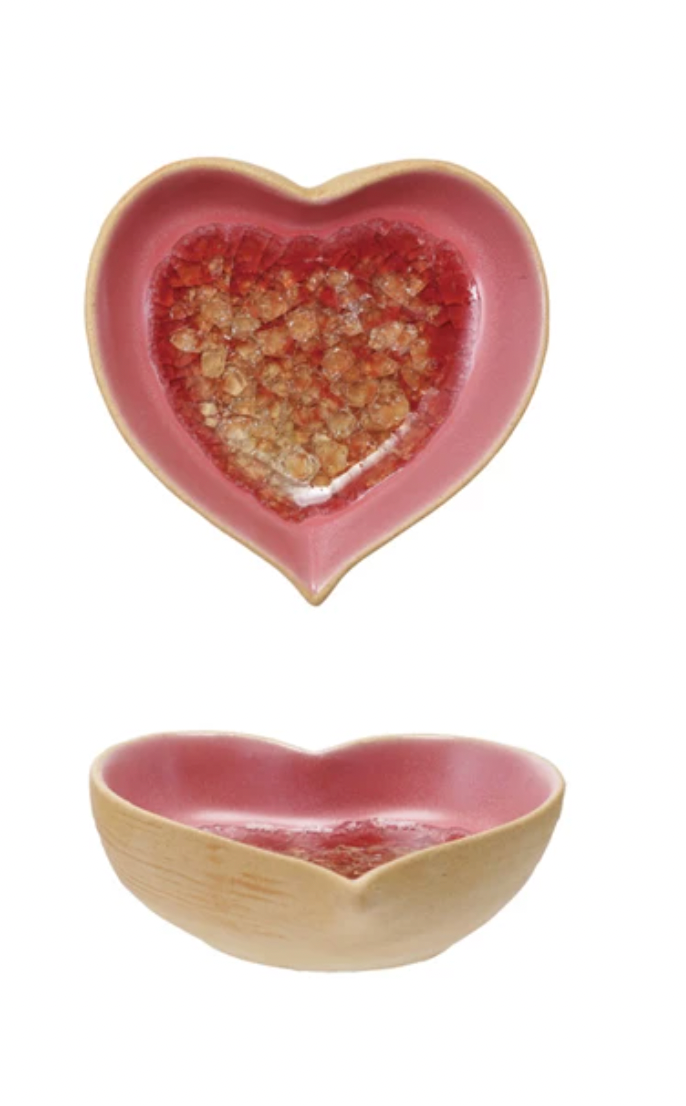 Pink Heart Dish - Madison's Niche