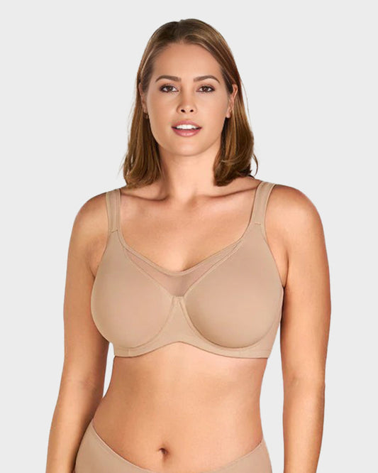 Plus Size Cooling Full Coverage Minimizer Bra