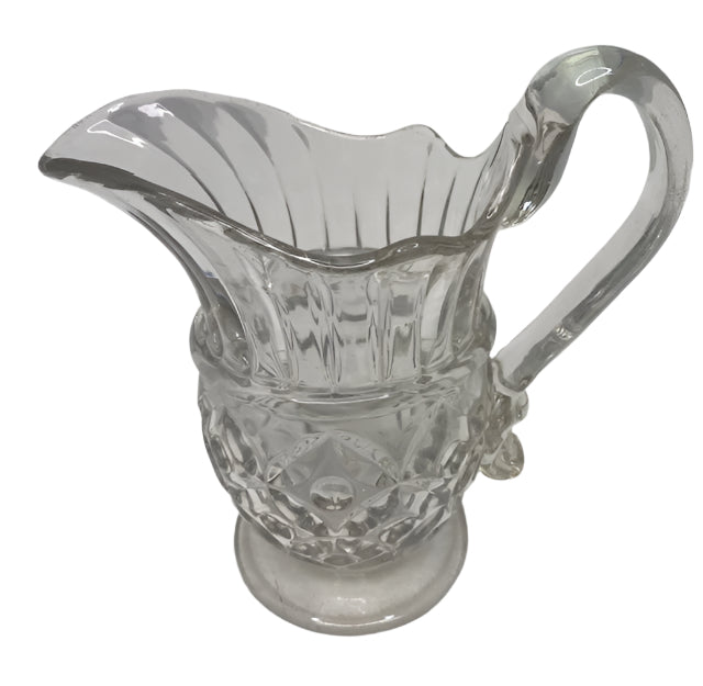 Pressed Glass Antique Pitcher.