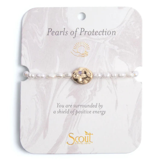 Protect Affirmation Bracelet in Gold - Madison's Niche