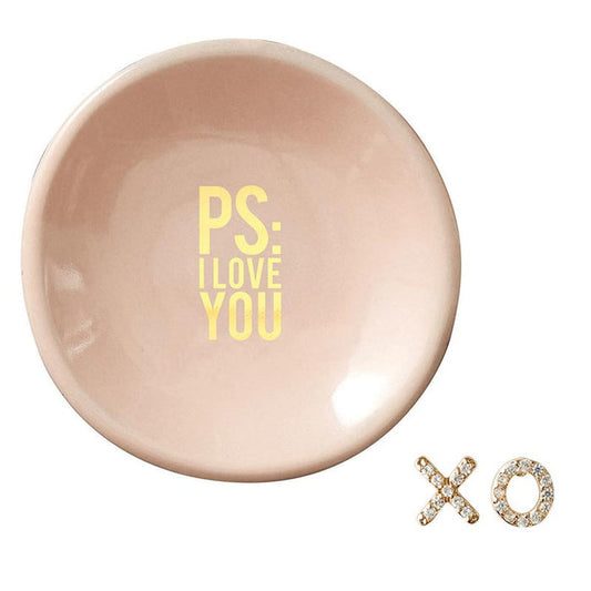 "PS: I Love You" Earrings & Tray Set - Madison's Niche