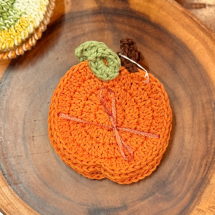 Pumpkin Coasters Set