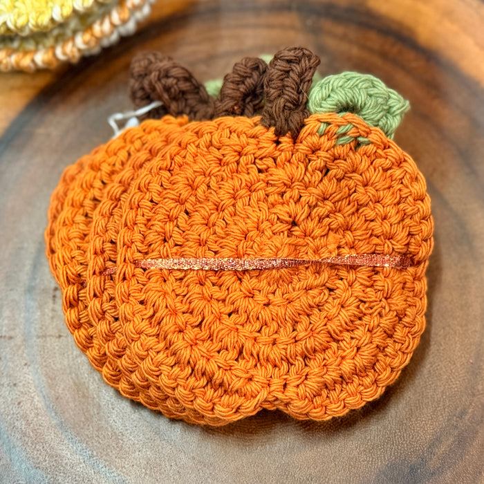 Pumpkin Coasters Set