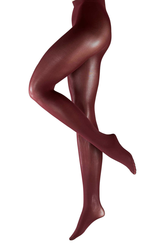 Tights worn by a person on a white background