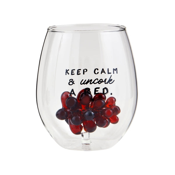 Purple Grapes Wine Glass - Madison's Niche