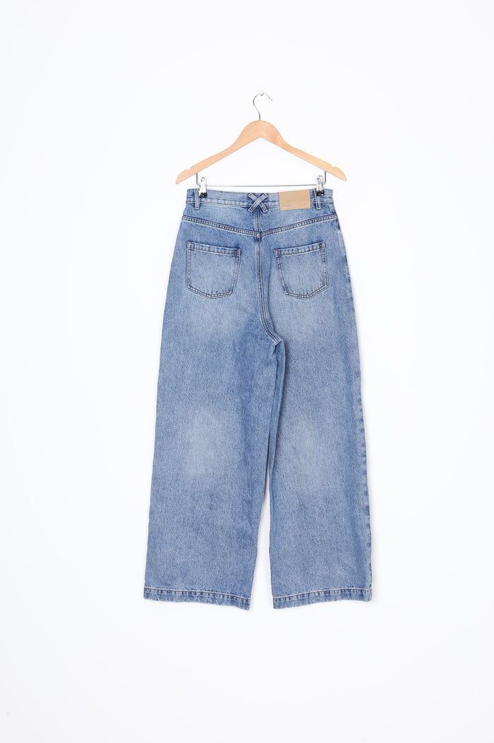 Rarely Alike Womens Blue Jeans Size L