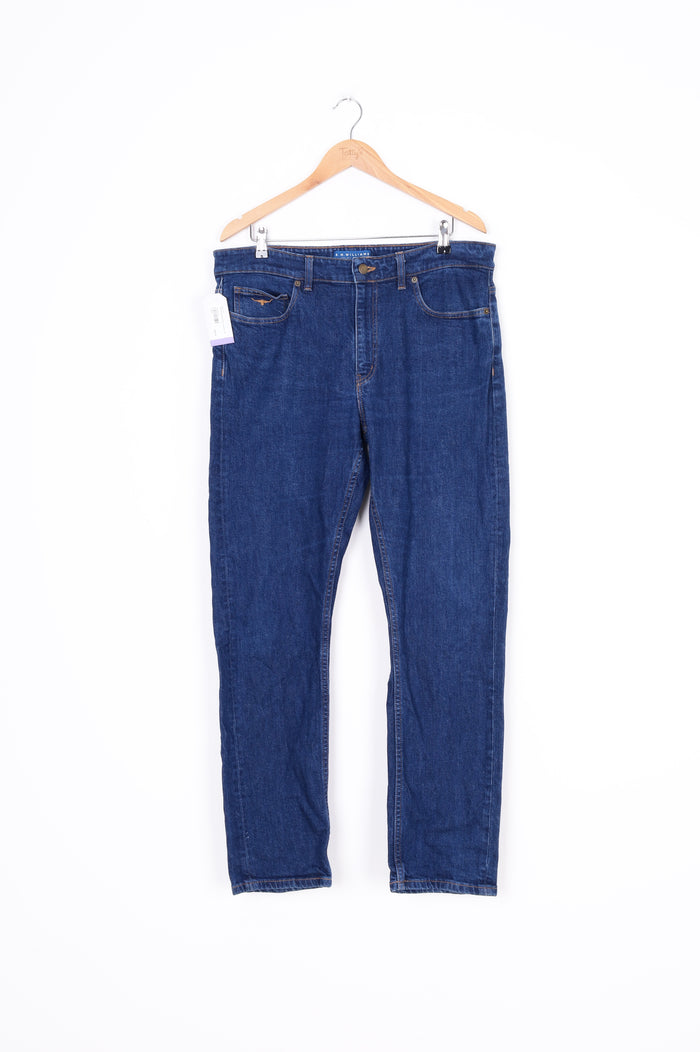 RM Williams Mens Blue Jeans Size 36
