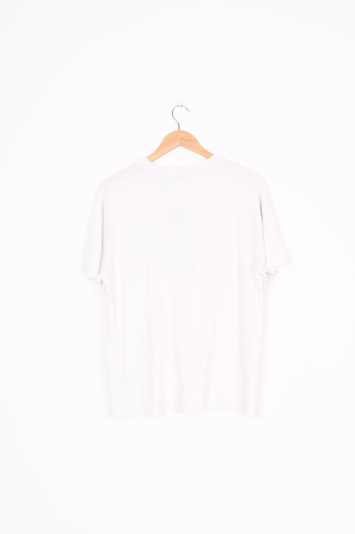 Rollas Womens White T-shirt Size XL
