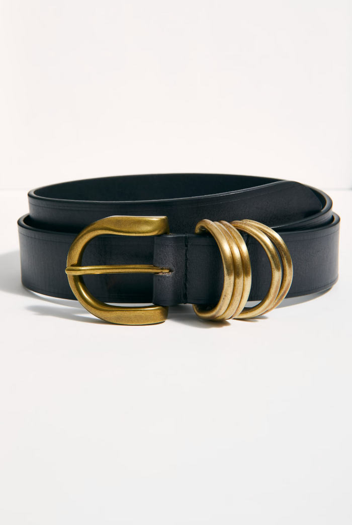 Rori Leather Belt - Black