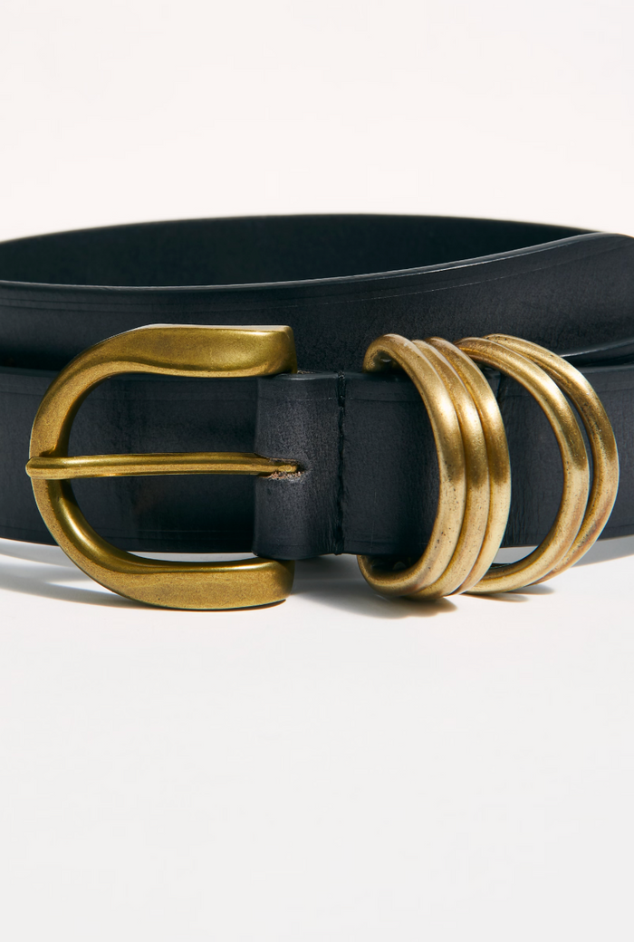 Rori Leather Belt - Black