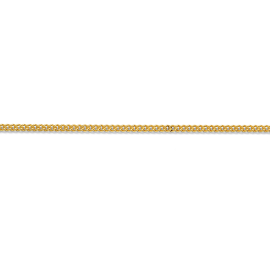 Permanent Jewelry, Round Curb Chain, Yellow Gold Filled by the Inch