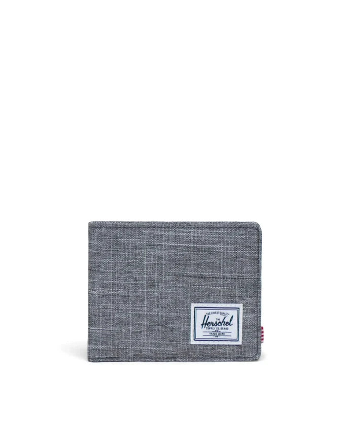 Roy Wallet in Raven Crosshatch - Madison's Niche