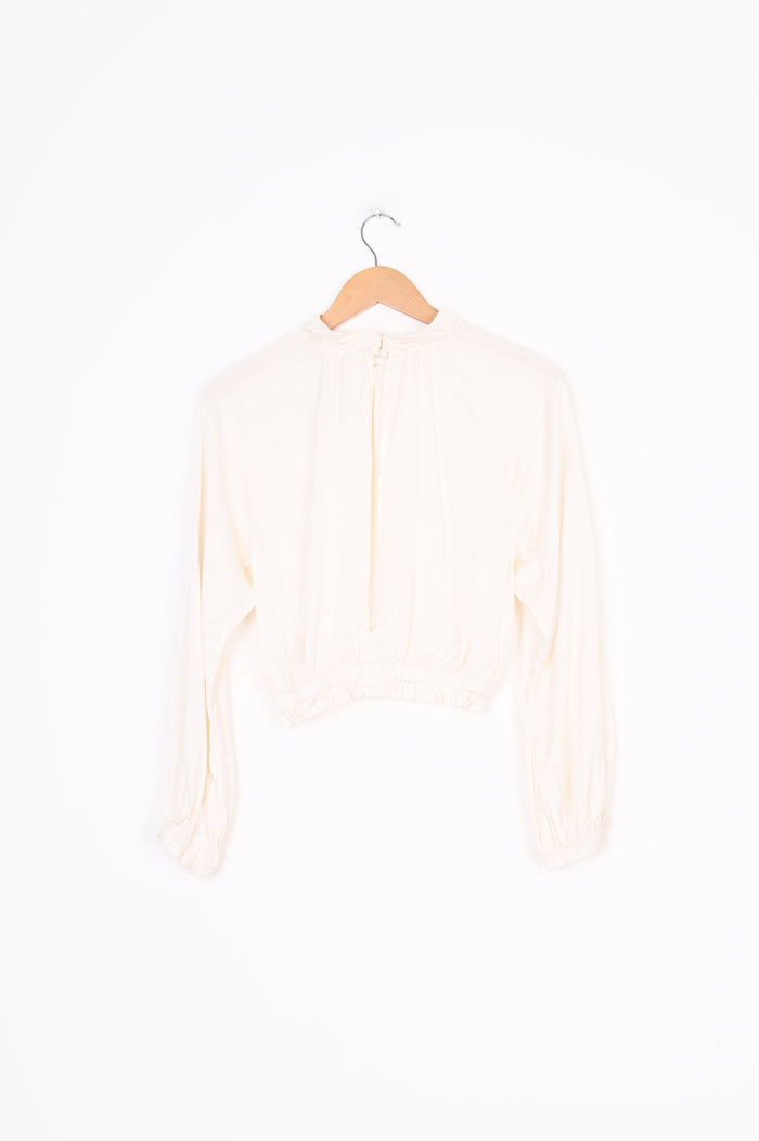 Ruby Womens Cream Blouse Size 8