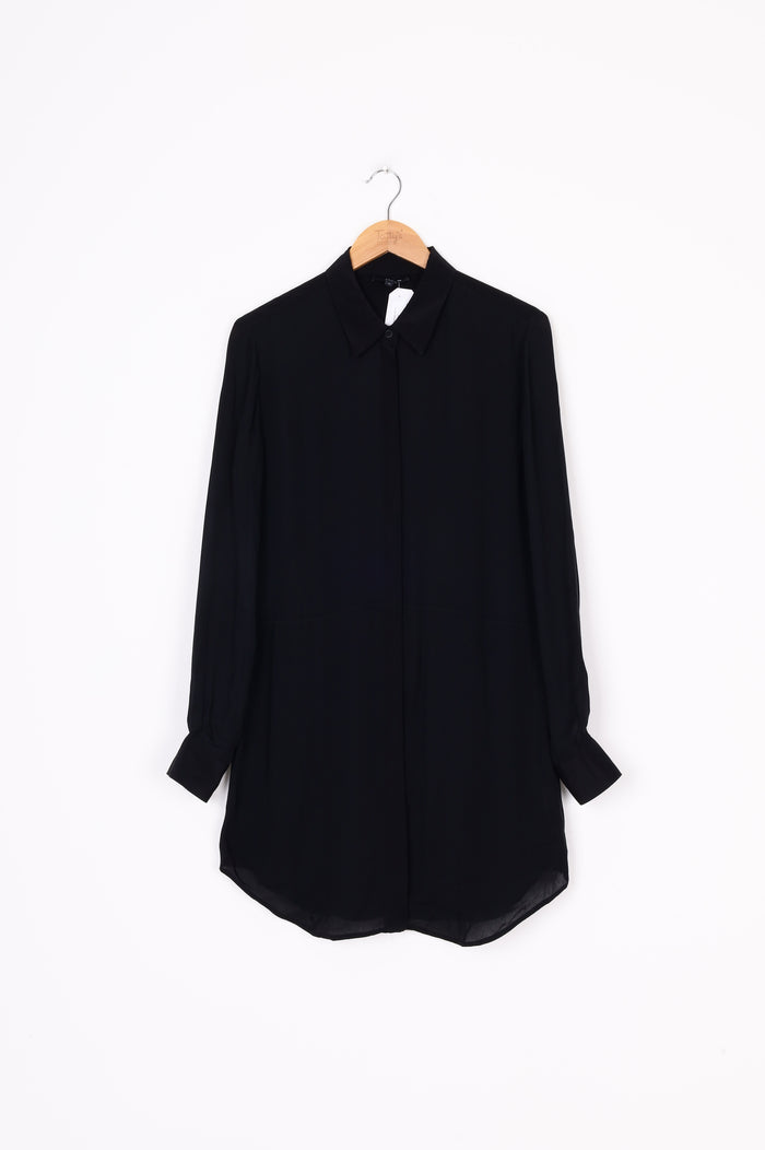 Saba Womens Black Shirt Size 12