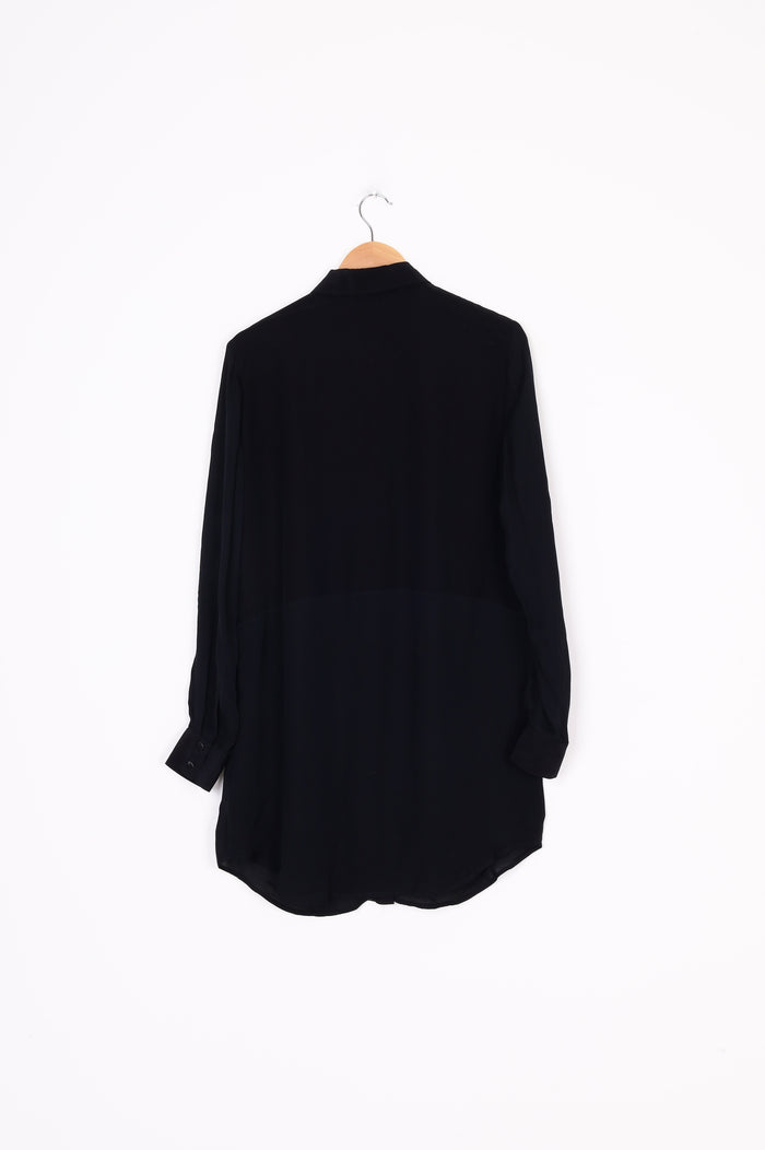 Saba Womens Black Shirt Size 12