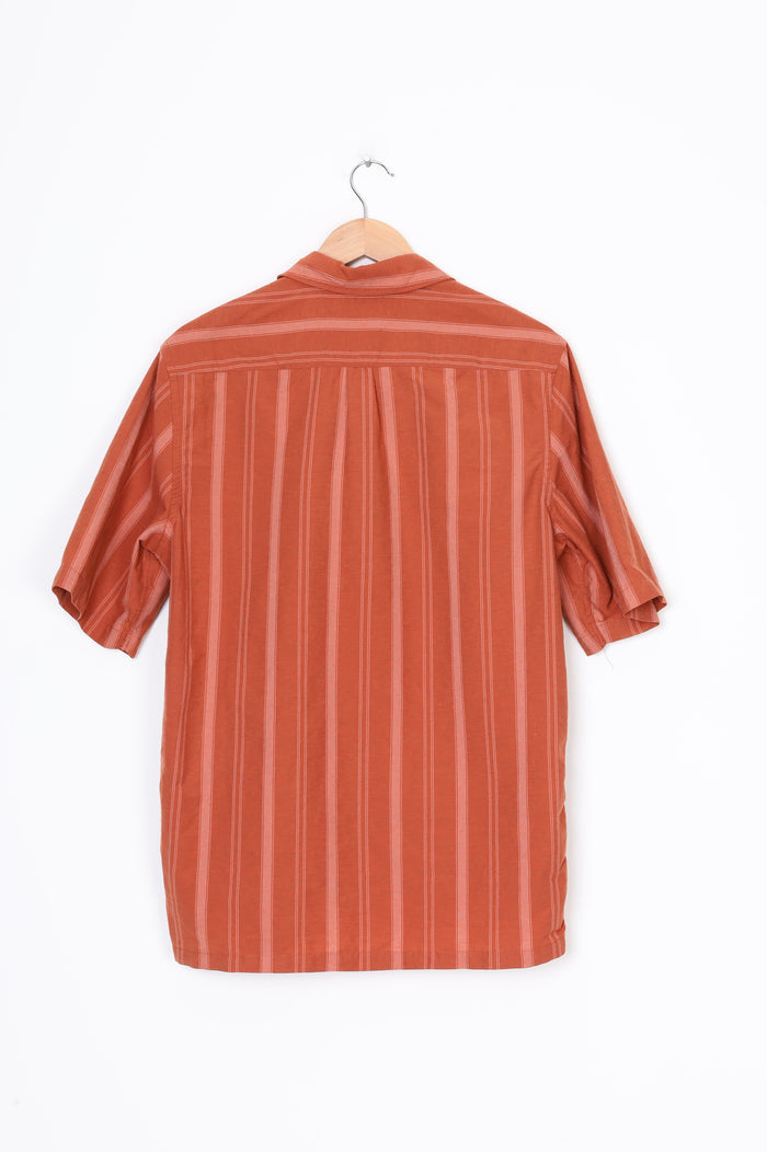 Samsoe Samsoe Mens Orange Shirt Size L