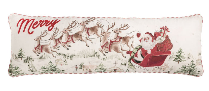 Santa Scene Christmas Pillow - Madison's Niche
