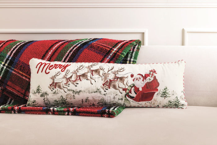 Santa Scene Christmas Pillow - Madison's Niche
