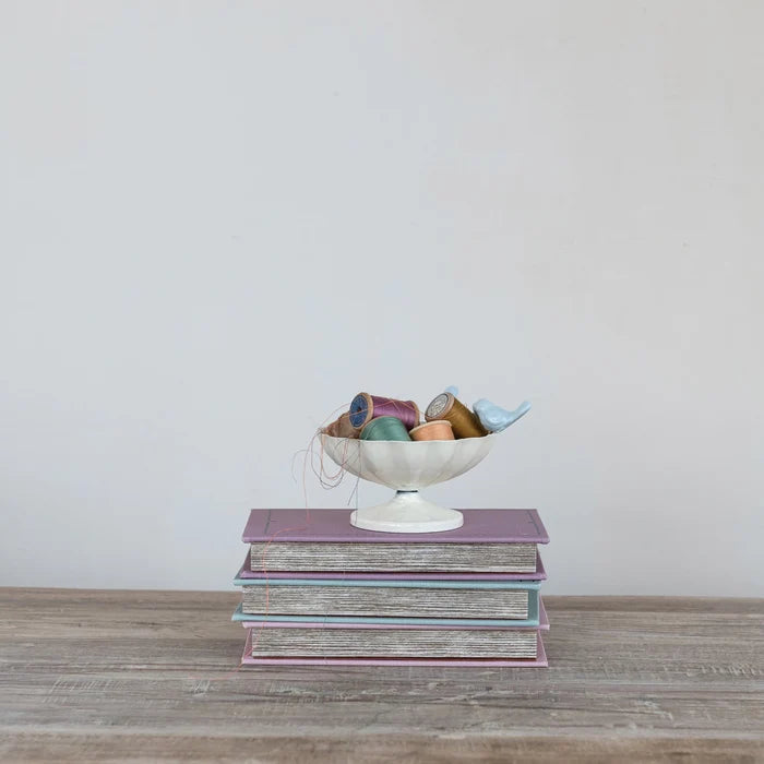 Scalloped Bowl With Birds - Madison's Niche