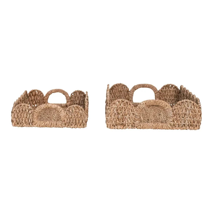 Scalloped Edge Decorative Tray - Madison's Niche
