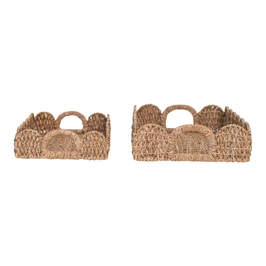 Scalloped Edge Decorative Tray - Madison's Niche