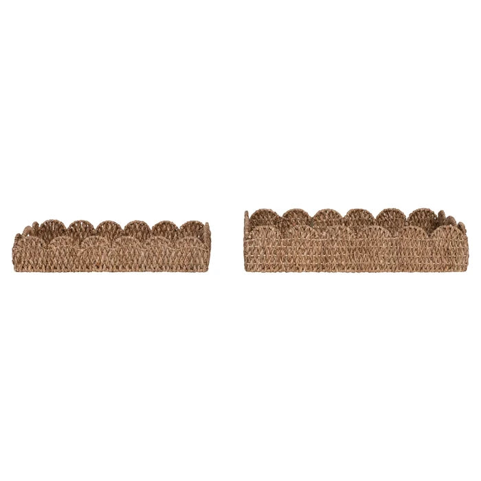 Scalloped Edge Decorative Tray - Madison's Niche