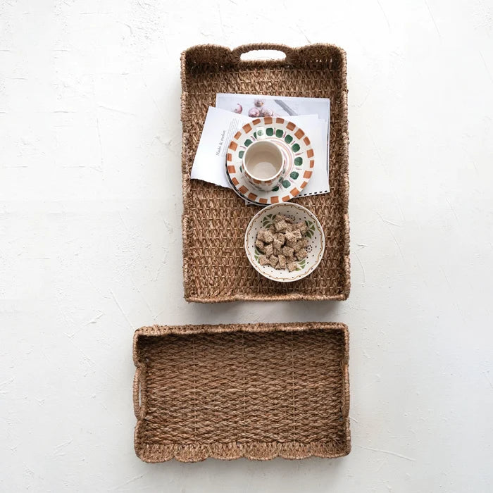 Scalloped Edge Decorative Tray - Madison's Niche