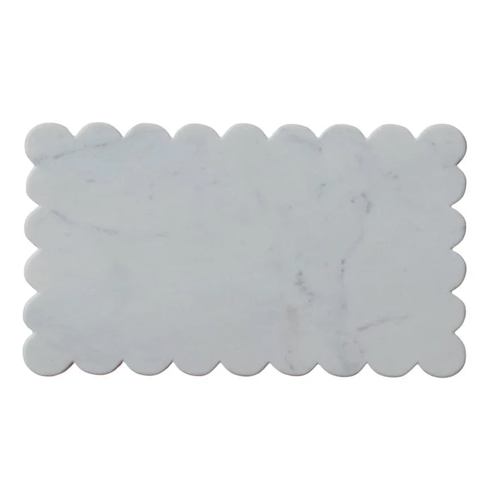 Scalloped Marble Board - Madison's Niche