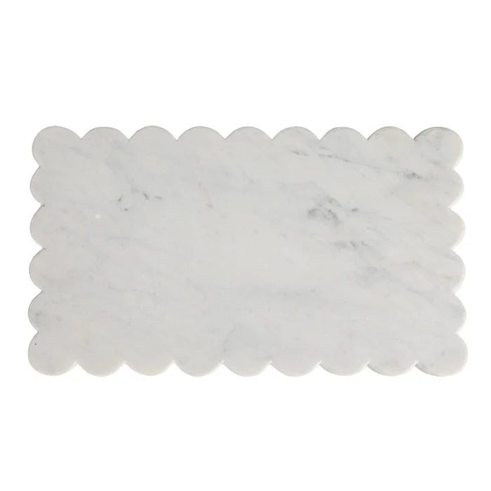 Scalloped Marble Board - Madison's Niche