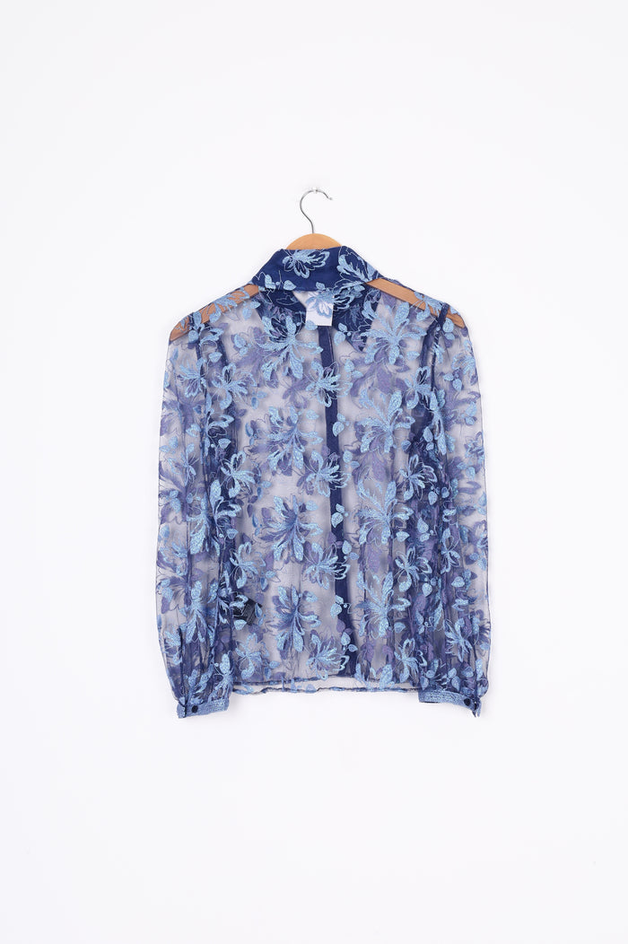 Scanlan Theodore Womens Blue Shirt Size 8