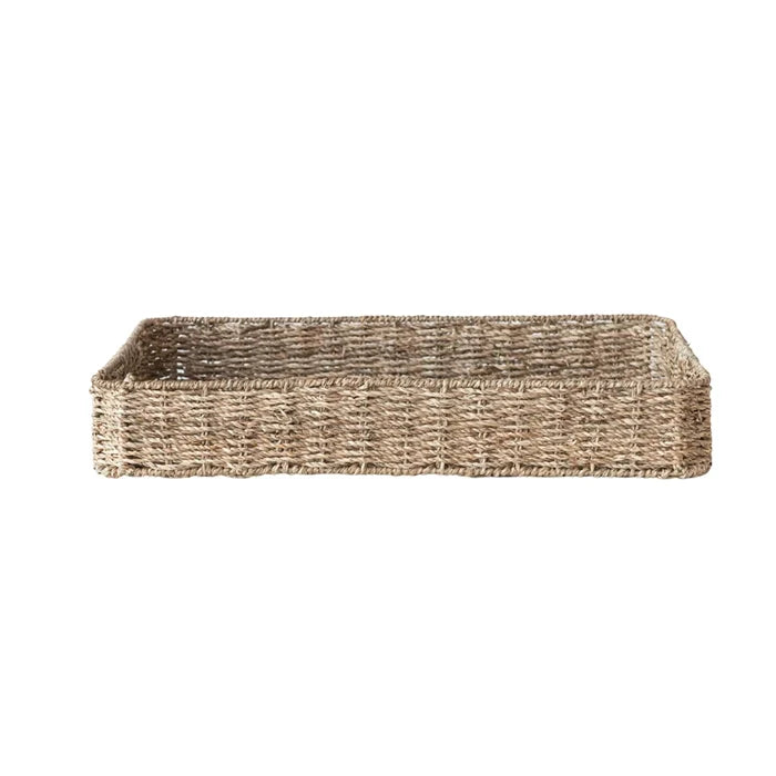Seagrass Tray with Handles - Madison's Niche