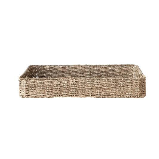 Seagrass Tray with Handles - Madison's Niche
